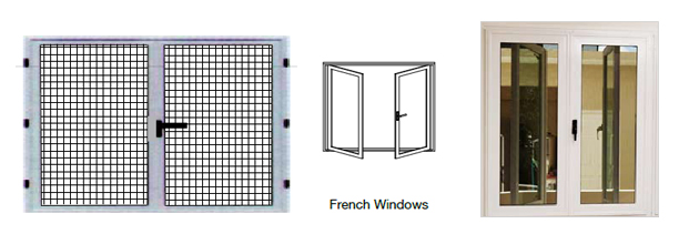 french-window-drawing French sketch