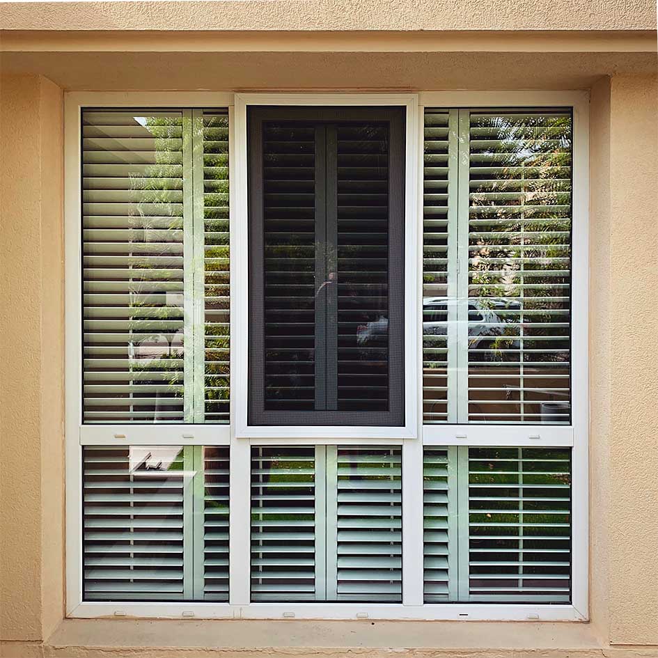 Fixed Security Window Screen sm sq Window mesh screen