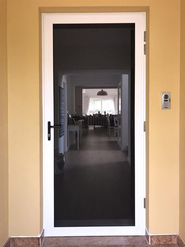 Hinged Door White Frame HInged door